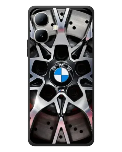 Чехол для Infinix Smart 20 с картинкой «BMW — деталь диска»
