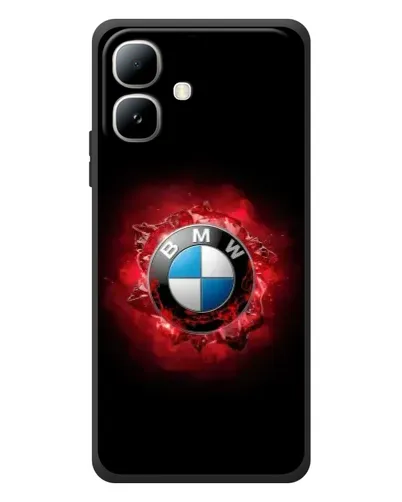 Чехол для Infinix Smart 20 с картинкой «Логотип BMW — вспышка»