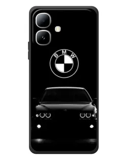 Чехол для Infinix Smart 20 с картинкой «BMW — взгляд из темноты»