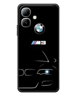Чехол для Infinix Smart 20 с картинкой «Минималистичный принт BMW M3»