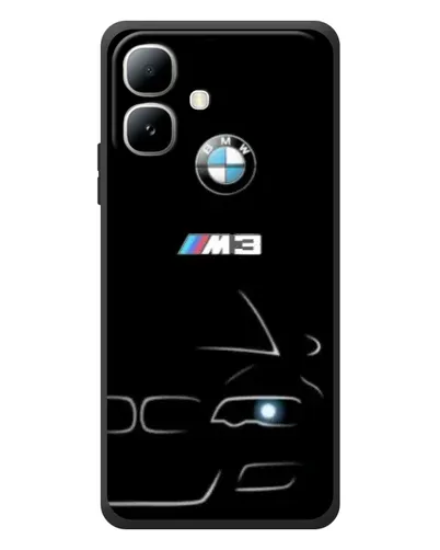 Чехол для Infinix Smart 20 с картинкой «Минималистичный принт BMW M3»