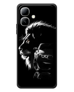 Чехол для Infinix Smart 20 с картинкой «BMW и лев»