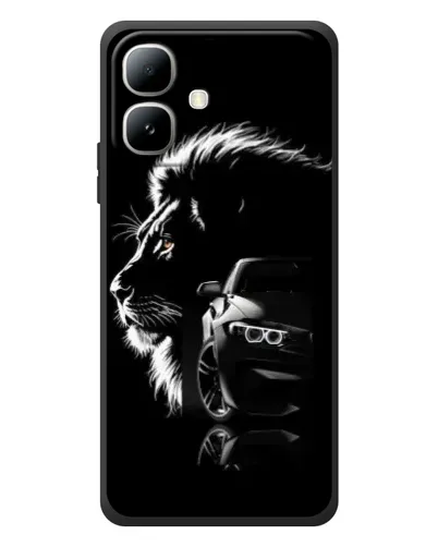 Чехол для Infinix Smart 20 с картинкой «BMW и лев»