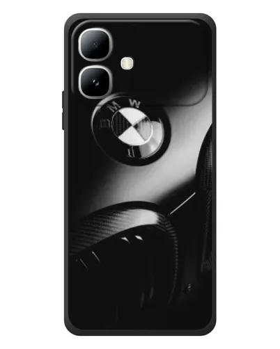 Чехол для Infinix Smart 20 с картинкой «Эмблема BMW — макро»