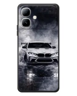 Чехол для Infinix Smart 20 с картинкой «BMW сквозь туман»