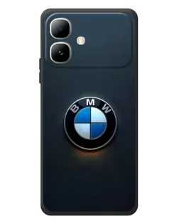Чехол для Infinix Smart 20 с картинкой «Логотип BMW — минимализм»