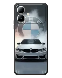 Чохол для Infinix Smart 20 з картинкою «BMW в білому диму»