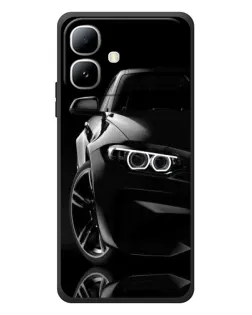 Чохол для Infinix Smart 20 з картинкою «Чорна BMW — профіль»