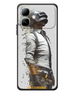 Чехол для Infinix Smart 20 с картинкой «PUBG — боец в пыли»