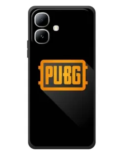 Чехол для Infinix Smart 20 с картинкой «PUBG — рамка лого»