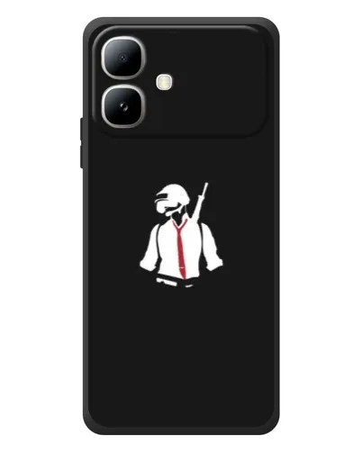 Чехол для Infinix Smart 20 с картинкой «PUBG — силуэт воина» Чехол для Infinix Smart 20 с картинкой «PUBG — силуэт воина»