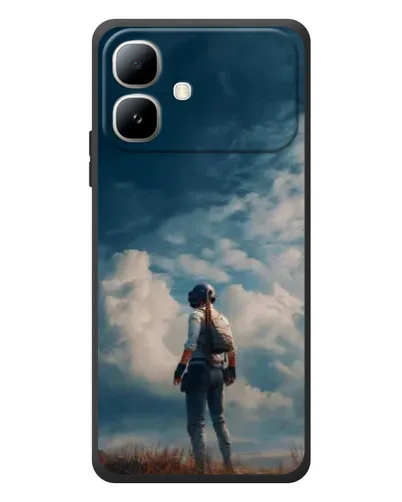 Чехол для Infinix Smart 20 с картинкой «Герой PUBG на скале» Чехол для Infinix Smart 20 с картинкой «Герой PUBG на скале»