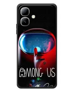 Чохол для Infinix Smart 20 з картинкою «Червоний імпостер — макро»