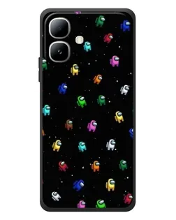 Чохол для Infinix Smart 20 з картинкою «Екіпаж Among Us»