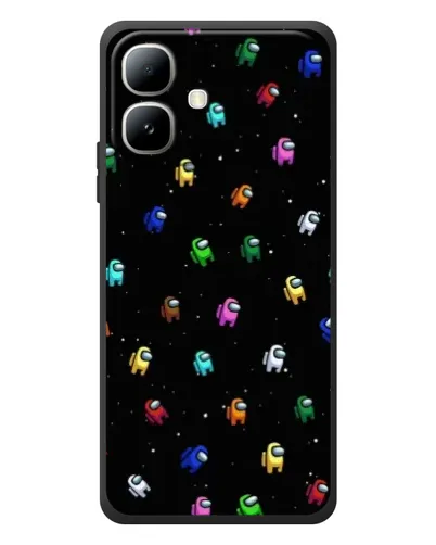 Чехол для Infinix Smart 20 с картинкой «Экипаж Among Us»