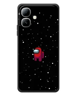 Чехол для Infinix Smart 20 с картинкой «Красный Among Us»