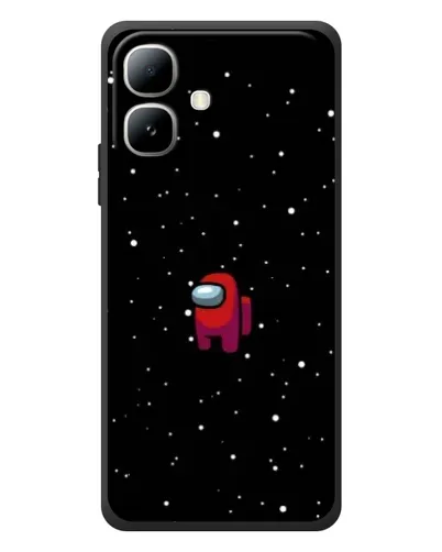 Чехол для Infinix Smart 20 с картинкой «Красный Among Us»