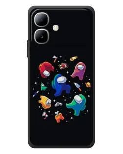 Чехол для Infinix Smart 20 с картинкой «Among Us космос»