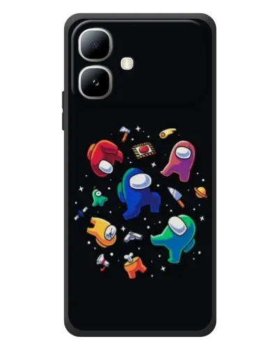 Чехол для Infinix Smart 20 с картинкой «Among Us космос»