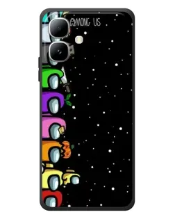 Чехол для Infinix Smart 20 с картинкой «Команда Among Us»