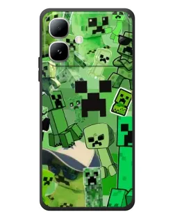 Чохол для Infinix Smart 20 з картинкою «Кріпери Minecraft»