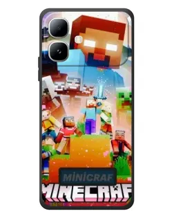 Чохол для Infinix Smart 20 з картинкою «Minecraft герої гри»