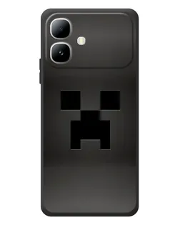 Чехол для Infinix Smart 20 с картинкой «Черный крипер градиент»