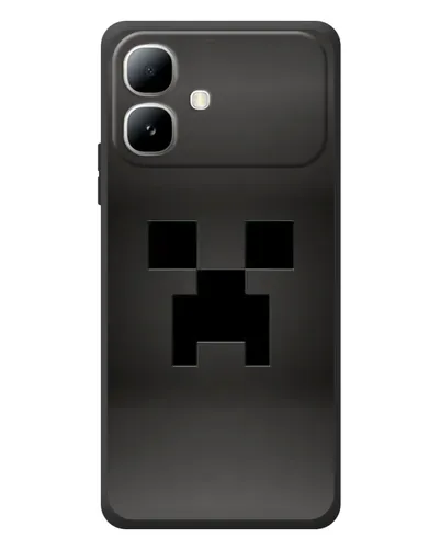 Чехол для Infinix Smart 20 с картинкой «Черный крипер градиент»