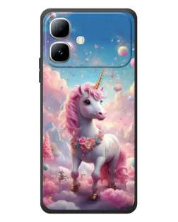 Чехол для Infinix Smart 20 с картинкой «Единорог среди облаков»