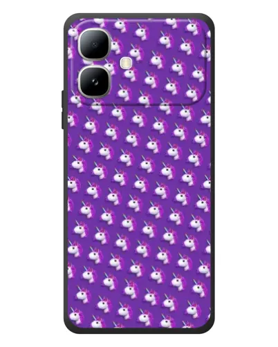 Чехол для Infinix Smart 20 с картинкой «Единороги на фиолетовом» Чехол для Infinix Smart 20 с картинкой «Единороги на фиолетовом»