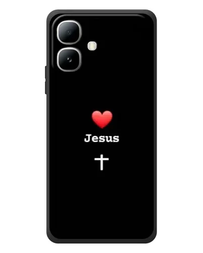 Чехол для Infinix Smart 20 с картинкой «Сердце - Jesus» Чехол для Infinix Smart 20 с картинкой «Сердце - Jesus»
