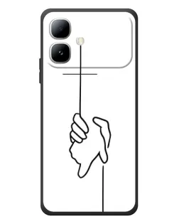 Чохол для Infinix Smart 20 з картинкою «Рука тримає»