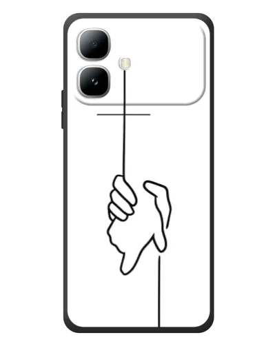 Чехол для Infinix Smart 20 с картинкой «Рука держит» Чехол для Infinix Smart 20 с картинкой «Рука держит»