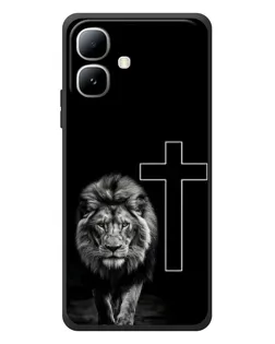 Чохол для Infinix Smart 20 з картинкою «Лев та Хрест»