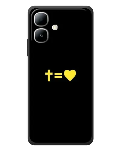 Чехол для Infinix Smart 20 с картинкой «Сердце и Крест» Чехол для Infinix Smart 20 с картинкой «Сердце и Крест»