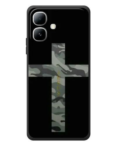 Чехол для Infinix Smart 20 с картинкой «Милитари Крест» Чехол для Infinix Smart 20 с картинкой «Милитари Крест»