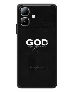 Чехол для Infinix Smart 20 с картинкой «GOD — Бог над всем»