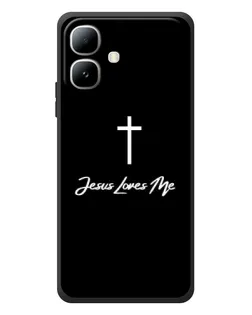 Чехол для Infinix Smart 20 с картинкой «Иисус любит тебя»