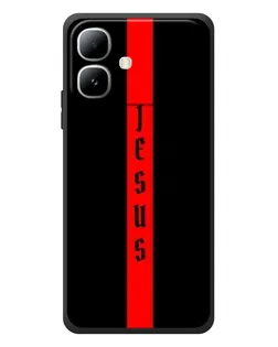 Чехол для Infinix Smart 20 с картинкой «Красная линия веры»