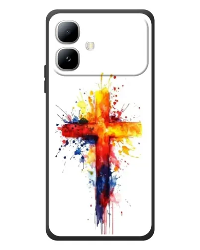 Чехол для Infinix Smart 20 с картинкой «Акварельный крест» Чехол для Infinix Smart 20 с картинкой «Акварельный крест»