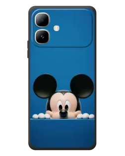 Чехол для Infinix Smart 20 с картинкой «Микки выглядывает»