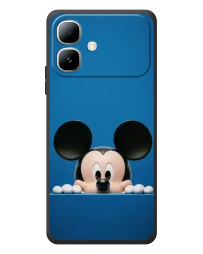 Чехол для Infinix Smart 20 с картинкой «Микки выглядывает»