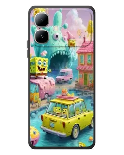 Чехол для Infinix Smart 20 с картинкой «Монстр-трак приключения»