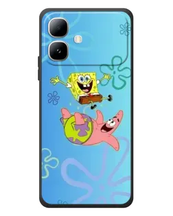 Чехол для Infinix Smart 20 с картинкой «Спанч Боб и Патрик»