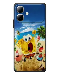 Чехол для Infinix Smart 20 с картинкой «Развлечения на пляже»