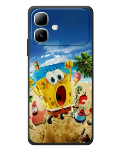 Чехол для Infinix Smart 20 с картинкой «Развлечения на пляже»