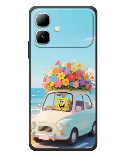 Чехол для Infinix Smart 20 с картинкой «Автомобильное путешествие»