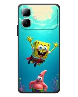 Чехол для Infinix Smart 20 с картинкой «Спанч Боб под водой»