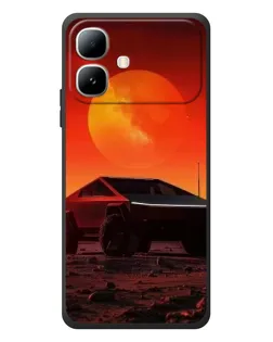 Чохол для Infinix Smart 20 з картинкою «Cybertruck на Марсі»