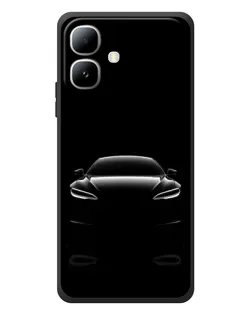 Чохол для Infinix Smart 20 з картинкою «Силует Tesla Night»